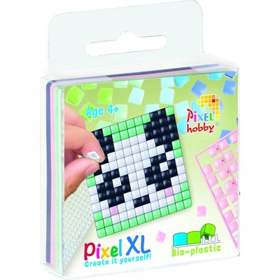 Pixelhobby Мозайка с пиксели XL, Pixelhobby, Магнит за хладилник - Панда (27021)