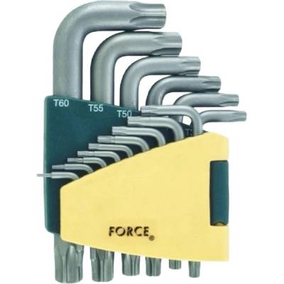 FORCE Комплект Г-образен шестограми Force - Т6H-Т60H, 15 бр (JN62821)