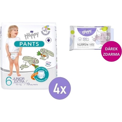 Bella Happy Pants 6 Junior Extra 16+ kg 4x 19ks