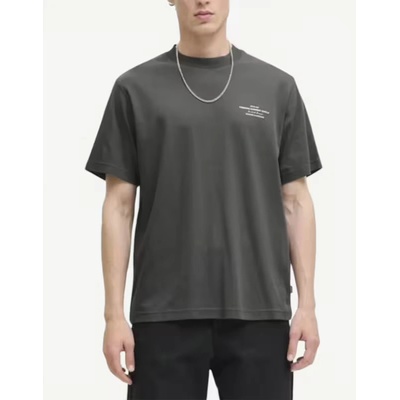 JACK & JONES Branding Ss Crew Tee Grey