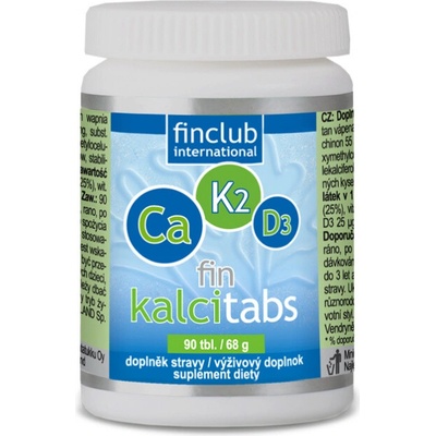 Finclub Finclub Kalcitabs 90 tabliet