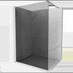 Mexen Kioto стена за душ Walk-in 70 x 200 cm, графит 8 mm, gun metal - 800-070-101-95-40 (800-070-101-95-40)