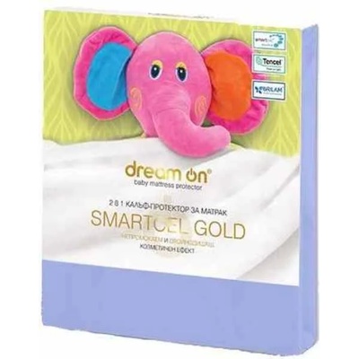 Dream On Протектор за матрак Dream On - Smartcel Gold, 60 х 120 cm, Син (5000083)
