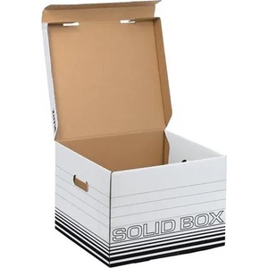 LEITZ Архивна кутия, размер M, LEITZ "Solid", бяла 61180001 (61180001)
