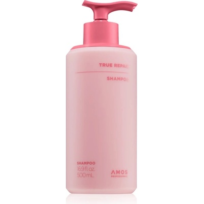 Amos professional True Repair Shampoo шампоан за изглаждане и възстановяване на увредена коса 500ml