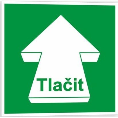 Traiva s.r.o Tlačit Verze: Samolepka 100 x 100 mm tl. 0.4 mm - fotoluminiscenční - Kód: 00060