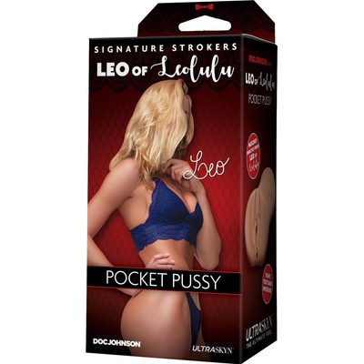 Doc Johnson Signature Strokers Leo of Leolulu ULTRASKYN Pocket Pussy Vanilla