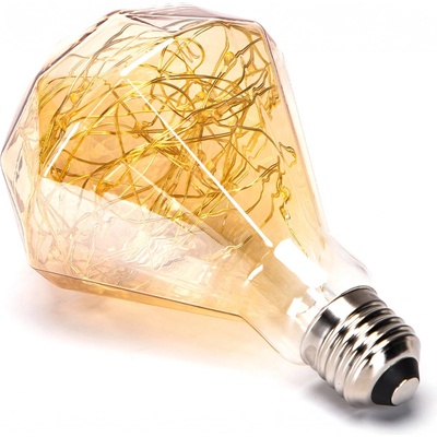 LED21 LED žárovka E27 D95 1,2W Thousand Lights Gold 50lm ULTRA TEPLÁ BÍLÁ