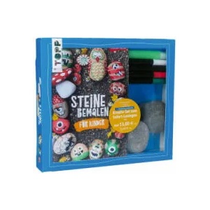 Kreativ-Set Steine bemalen für Kinder (Buch + Material) | Ilona Butterer (ISBN: 9783772444708)