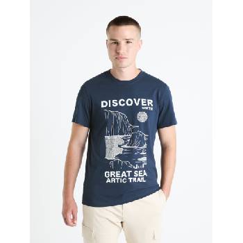 Celio Тъмносиня мъжка тениска с щампа Celio Fedecamp Celio | Sin | МЪЖЕ | S