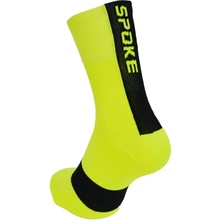 SPOKE Kids Race Socks fluo yellow/black