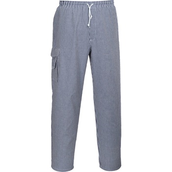 Portwest chester chefs c078 / Панталон за готвач - син каре xxl (c078chrxxl)