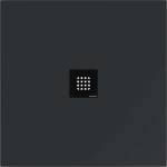 POLYSAN Flexia - Душ корито 90x90 см, матов антрацит 71546.51 (71546.51)