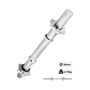 Hop-Sport Hriadeľ na jednoručku 45 cm x 30 mm so závitmi