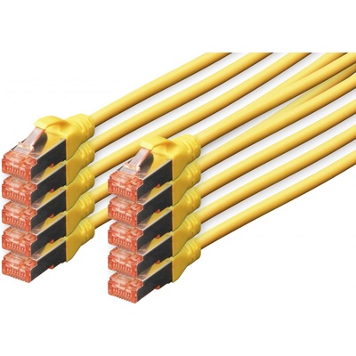 DK-1644-030-Y-10 мрежов кабел Жълт 3 м Cat6 S/FTP (S-STP) (DK-1644-030-Y-10)