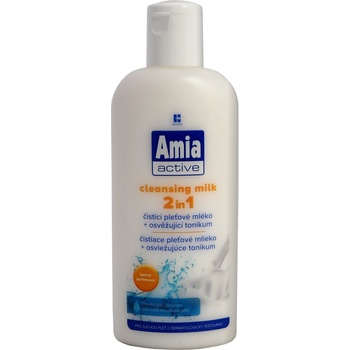 Amia Active 2v1 čistící pleťové mléko + osvěžující tonikum 200 ml