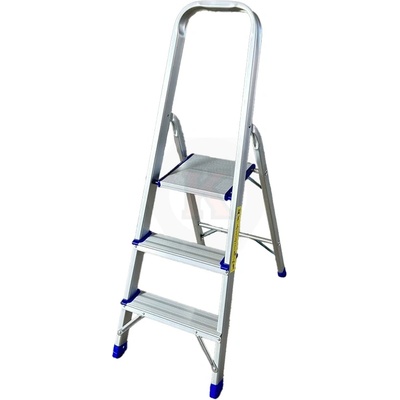 ТУНДЖА Стълба алуминиева домакинска двураменна 2+1 стъпала 1.09м ТУНДЖА (9700640)