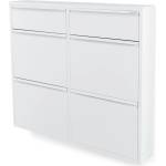 Spinder Design Бяла метална накланяща се стойка за обувки 98x86x15 cm Billy - Spinder Design (SR196-01)