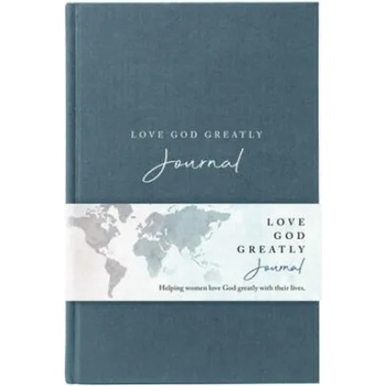 Image 1 of Love God Greatly Journal: A SOAP Method Journal for Bible Study, Blue Cloth-bound Hardcover | Love God Greatly