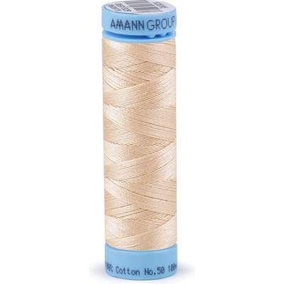 Bavlněné nitě 100 m etiketní č. 50 Triana Amann Barva: 0260 Dusky Citron