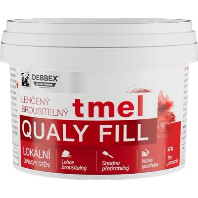 Den Braven Ľahčený brúsiteľný tmel (Qualy Fill) 250 ml