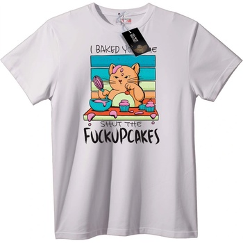 NOONEBRAND Тениска Котка пече купички - XS, Black