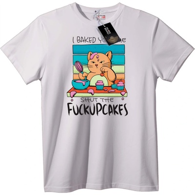 NOONEBRAND Тениска Котка пече купички - XS, Black