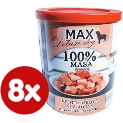 Max deluxe kocky na svalovú hmotu 8 x 800 g