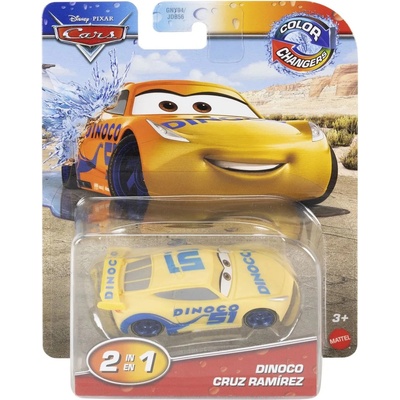 Mattel Количка Disney Pixar Cars - Dinoco Cruz Ramirez, сменяща цвета (MTGNY94_JHG26)