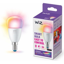WiZ LED žárovka E14 P45 4,9W 40W 470lm 2200-6500K RGB IP20, stmívatelná