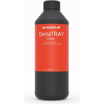 Asiga DentaTRAY Resin 1 kg Oranžová