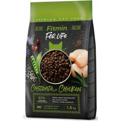 Fitmin cat For Life Castrate Chicken 1,8 kg