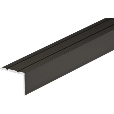 Cezar Profil AL schodový 25x20 mm elox Bronz tmavý 2,7 m