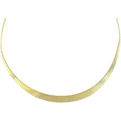 InfinitySilver Strieborný náhrdelník zdobená Kleopatra pozlátený 390008d05G40+