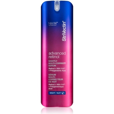 StriVectin Advanced Retinol Nightly Multi-Correct Serum регенериращ нощен серум с ревитализиращ ефект с ретинол 30ml