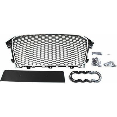 MTuning_F Grill Audi A4 B8 RS-styl chrome-black (12-15) PDC