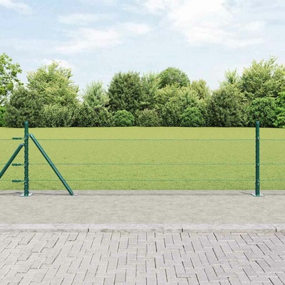 vidaXL Hexagonální plot s betonovým základem 50 x 0,5 m Zelená
