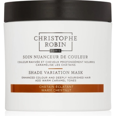 Christophe Robin Shade Variation Mask подхранваща маска - крем За коса цвят Warm Chesnut 250ml