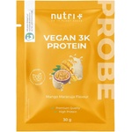 nutri + Пробен размер на вегански 3K протеин на прах - Mango Maracuja
