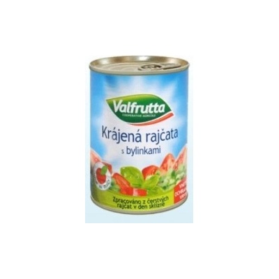 Valfrutta Krájená rajčata s bylinkami 400g