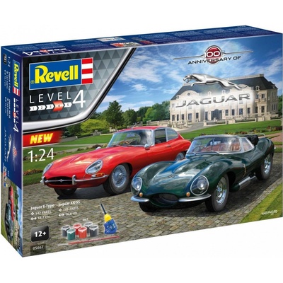 Revell 100 Years Jaguar Gift-Set auta 05667 1:24