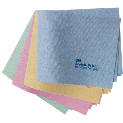 3М Science Applied to Life Микрофибърна кърпа Scotch-Brite Micro Duett - без следи (UU001563-73)
