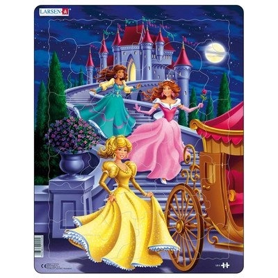 Larsen - Пъзел: Детски - "Принцеси" - 35 части, голям