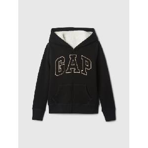 GAP Бебешки суитшърт от шерпа с логото на GAP GAP | Cheren | Момичешки | 104/110