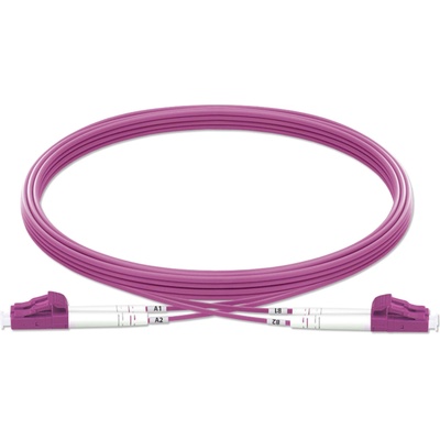 Conneu LC-LC мултимод OM4 дуплекс 3мм оптичен пач кабел & mdash; 25 метра (CNFJ-LCLCOM4DVT3mm-25)