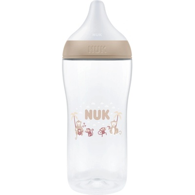 Nuk Perfect Match láhev s kontrolou teploty XL monkey 360 ml