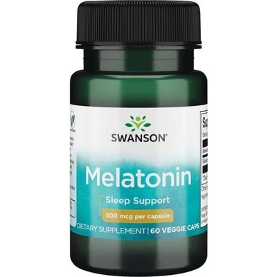Swanson Melatonin 500 mcg 60 kapsúl