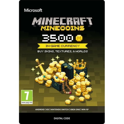 Microsoft Xbox One/PC Minecraft Minecoins herní měna 3500 Coins