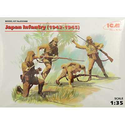 ICM Japan Infantry 194245 4 figúrky 1:35