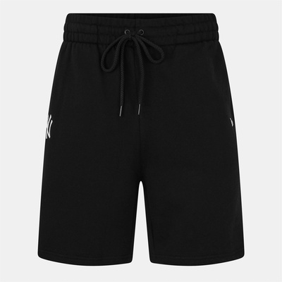 New Era Поларени къси панталони New Era Men's Essential Fleece Jogger Shorts - NY Black